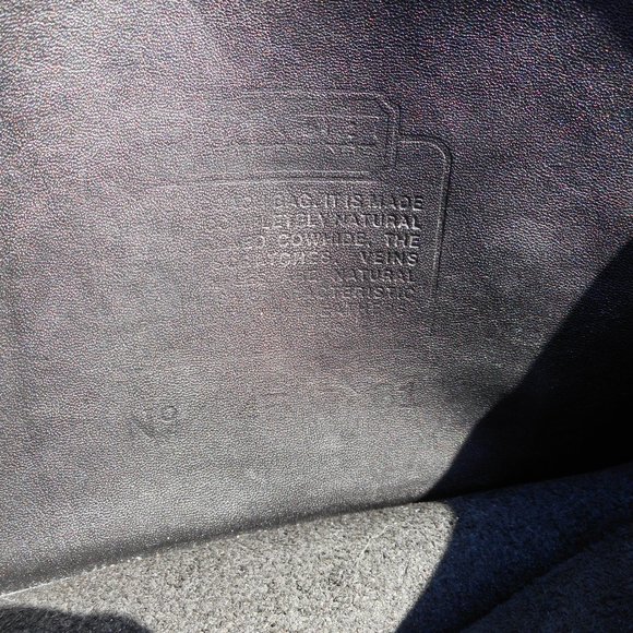 Vintage Coach  Pocket Purse 9755 , in Black made in United States before 1994 - Picture 7 of 10